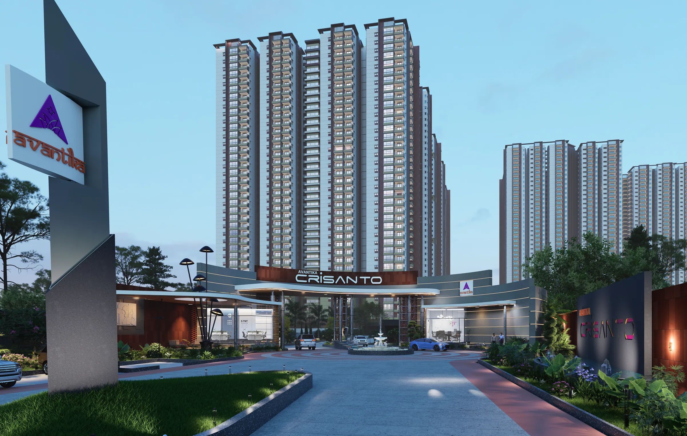 Avantika Crisanto entrance gateway